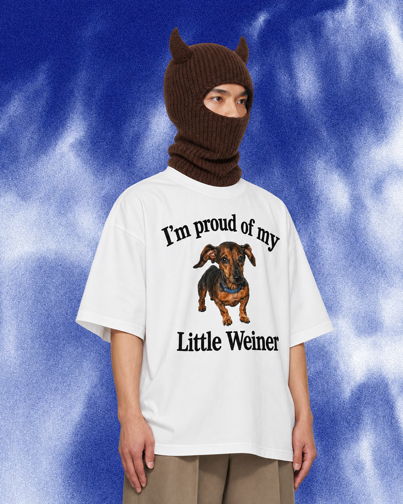 I am proud of my little weiner